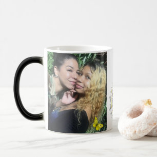 Brave Butterfly Be the Change Personalize Magic Mug