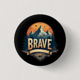 Brave Button Adventure Graphic Tee for Women Teen