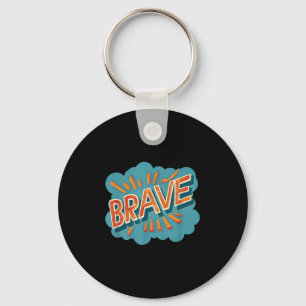 Brave Emblem Costume For Cool Boys And Girls  Keychain