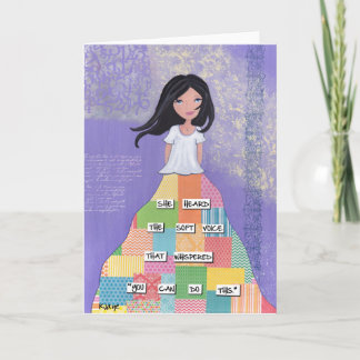 Brave Girl - Inspiring Fine Art Card