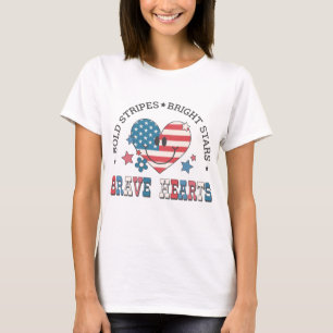 Brave Hearts Independence Day T-Shirt