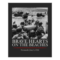 Brave Hearts On The Beaches - WW2 D-day