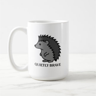 Brave Hedgehog Coffee Mug