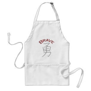 Brave Kanji Symbol Standard Apron