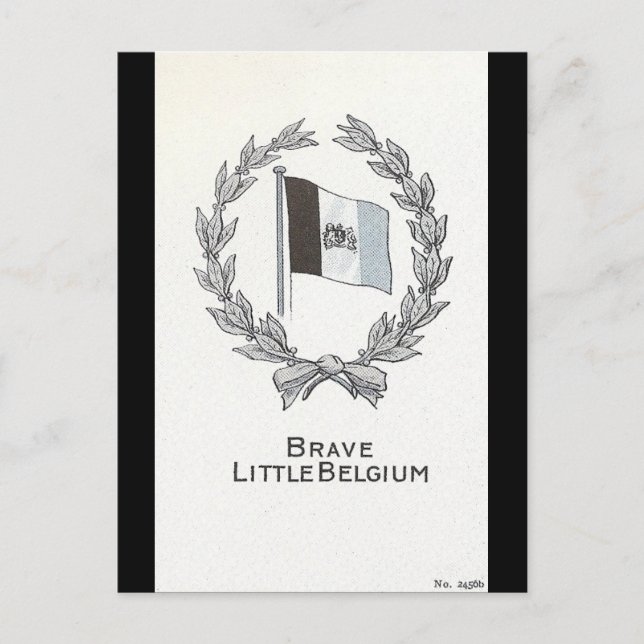 Brave Little Belgium Postcard (Front)
