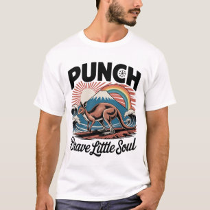 Brave Little Soul Kangaroo Retro Australian T-Shirt