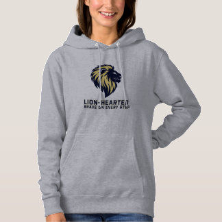 Brave on Every Step Inspirational Design Hoodie