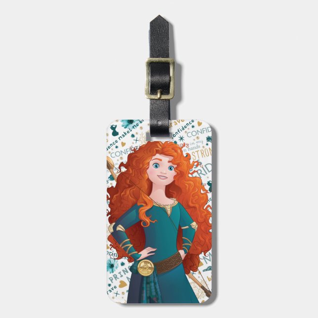 Brave Princess Luggage Tag (Front Vertical)