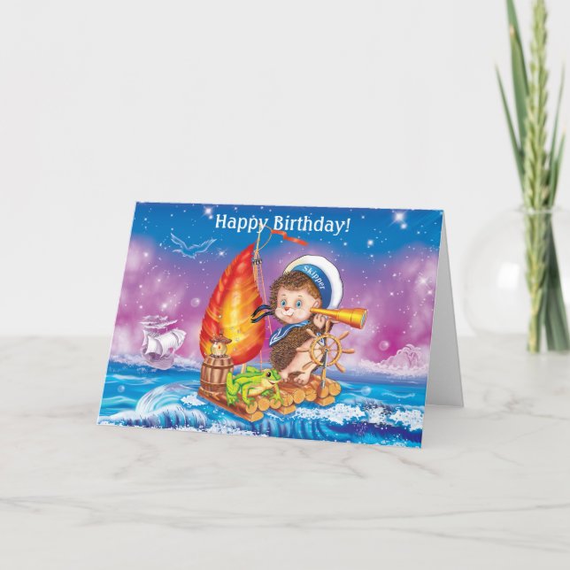Brave sailor card (Front)