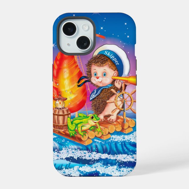 Brave sailor iPhone 15 case (Back)