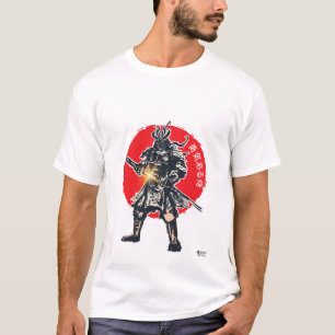 Brave Samurai White T-Shirt