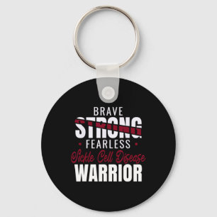 Brave Strong Fearless  Keychain
