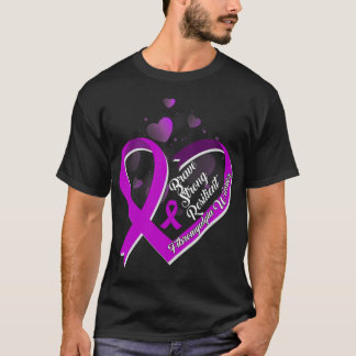 Brave Strong Resilient Fibromyalgia Warrior Awaren T-Shirt