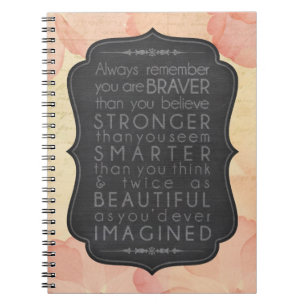 Brave, Strong, Smart and Beautiful Notebook