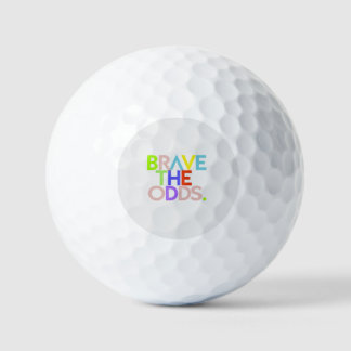 Brave the Odds Golf Balls