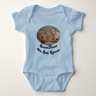 BraveHeart Pit Bull Rescue Infant Baby Bodysuit