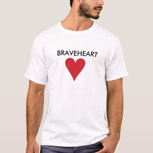 BRAVEHEART T- SHIRT FROM QUIRKEEZE (Front)