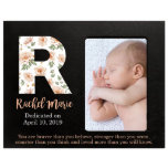 Braver Than Pretty Flowers Black Picture Frame<br><div class="desc">With its graceful silhouette and touching inspirational verse on our delicate decorative wall decor is a reminder to ask for God's blessing for your child. This unique framed sign will stand out wherever you display it! Framed sign can be hung on the wall with premade holes on the back. It...</div>