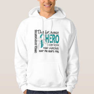 Bravest Hero I Ever Knew Cervical Cancer Hoodie