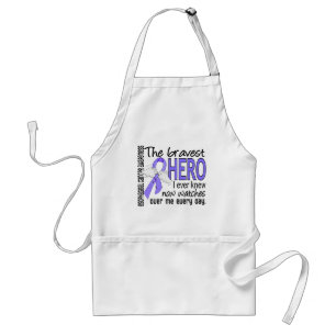 Bravest Hero I Ever Knew Esophageal Cancer Standard Apron