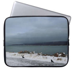Braving the Storm Together Laptop Sleeve