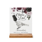 Bravo à aimer Skeleton main floral gothique nuptia