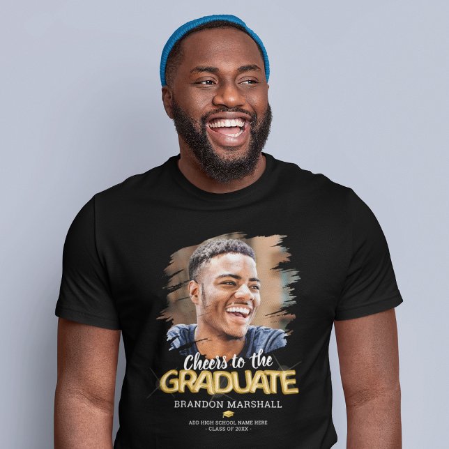 Bravo à la T-shirt photo Graduate (Créateur téléchargé)