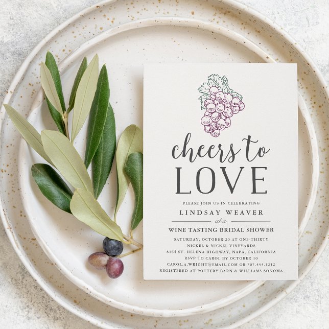 Bravo à l'amour | Invitation Fête des mariées de d (Créateur téléchargé)
