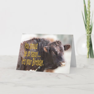 Bravo Bull Birthday-personalize Card