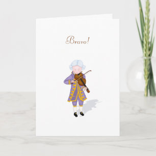 "Bravo!" Cute Mozart Violin Music Performance