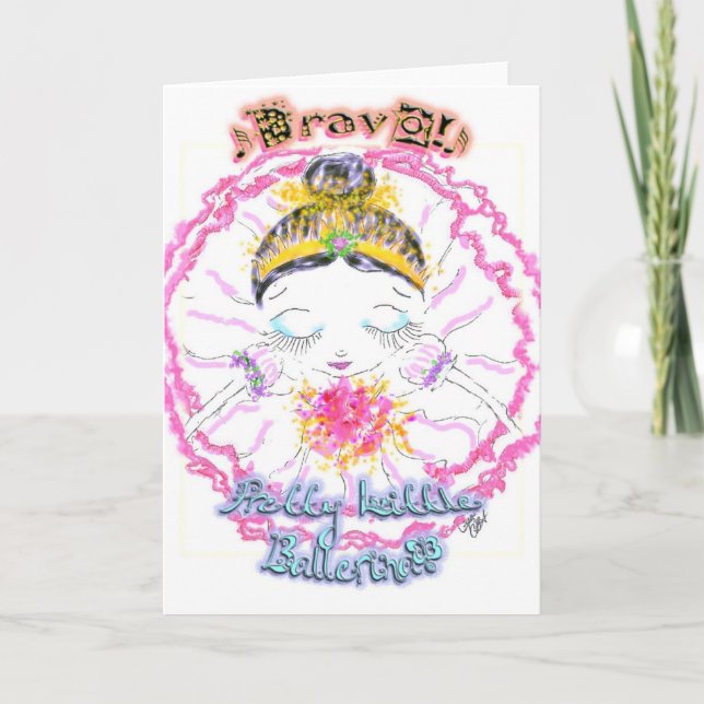 Bravo! for Young Ballerinas Card (Front)