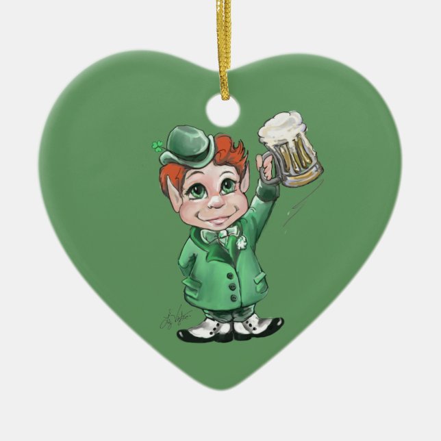 Bravo irlandais ! Ornement cardiaque (Devant)
