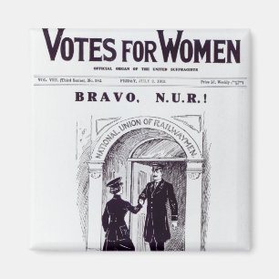 Bravo, N.U.R!, front cover of 'Votes for Magnet