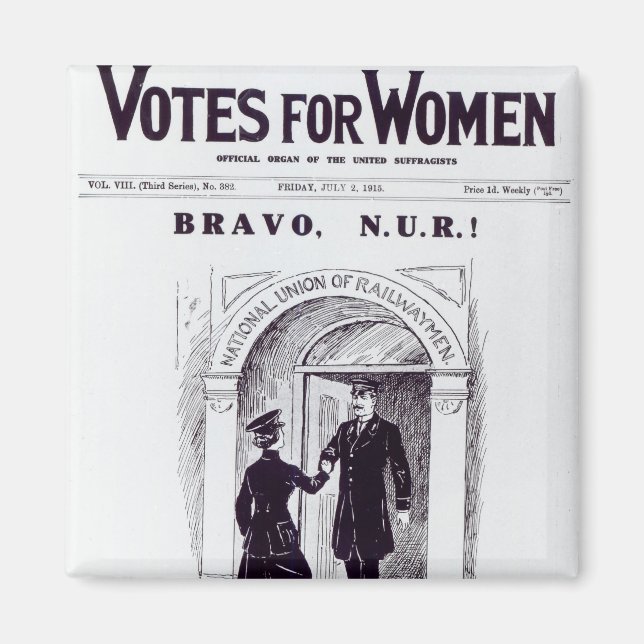 Bravo, N.U.R!, front cover of 'Votes for Magnet (Front)