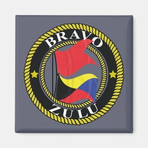 Bravo Zulu magnet