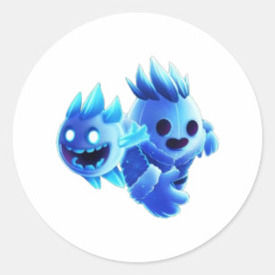  Brawl Stars with Stickrs Game Classic Round Sticker