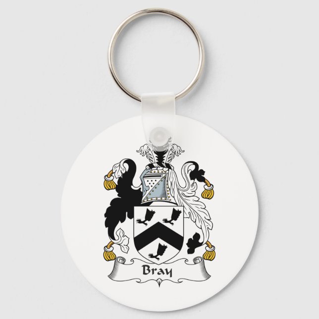 Bray Family Crest Keychain (Front)