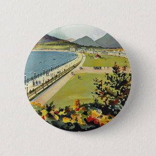 Bray ~ for better holidays 2 inch round button