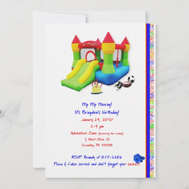 brayden final..again...sigh. invitation (Front)