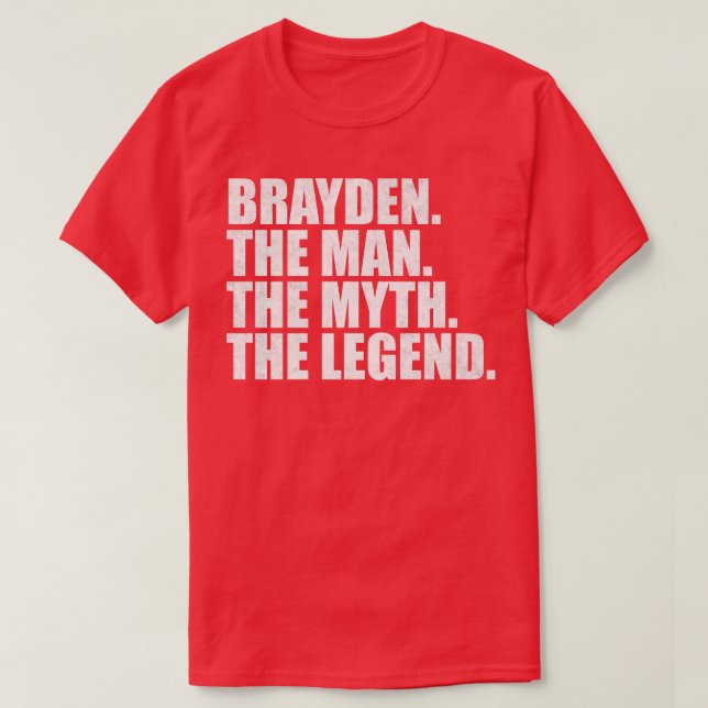 BraydenBrayden Name Brayden given name T-Shirt (Design Front)