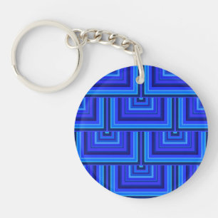 Brayures bleues carré motif