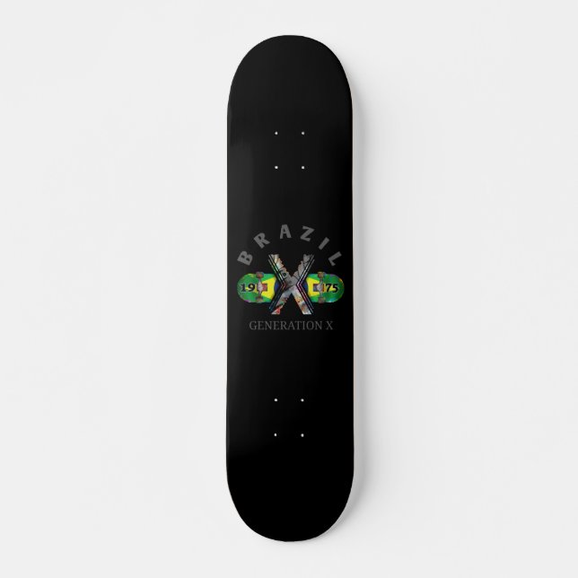 Brazil 1975 Generation X Skateboard (Front)