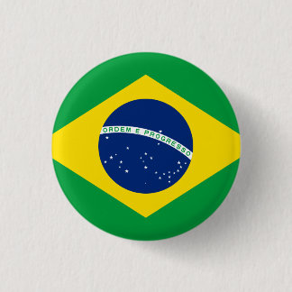 Brazil 1 Inch Round Button