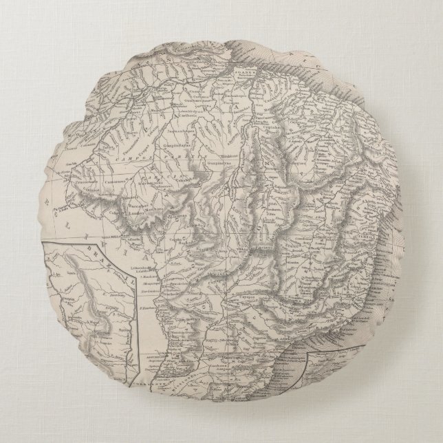 Brazil 2 round pillow (Front)