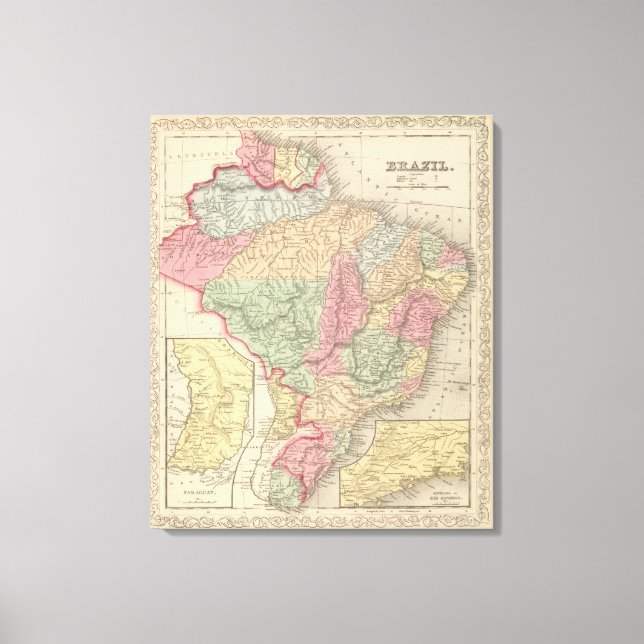 Brazil 3 canvas print (Front)