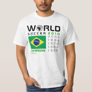 Brazil 5 Times World Cup Champions T-Shirt 2