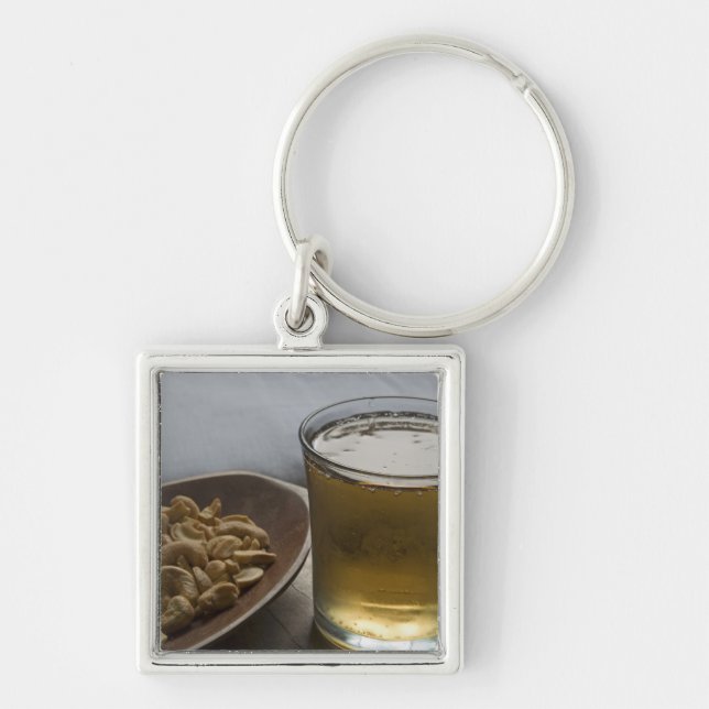 Brazil. A Glass of refreshing Guarana Energy Keychain (Front)