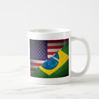 brazil and america coffee mug