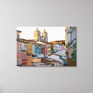 Brazil, Bahia, Salvador, The Oldest City Canvas Print