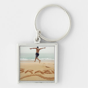 BRAZIL. Barechest man wearing a swimming suit Keychain